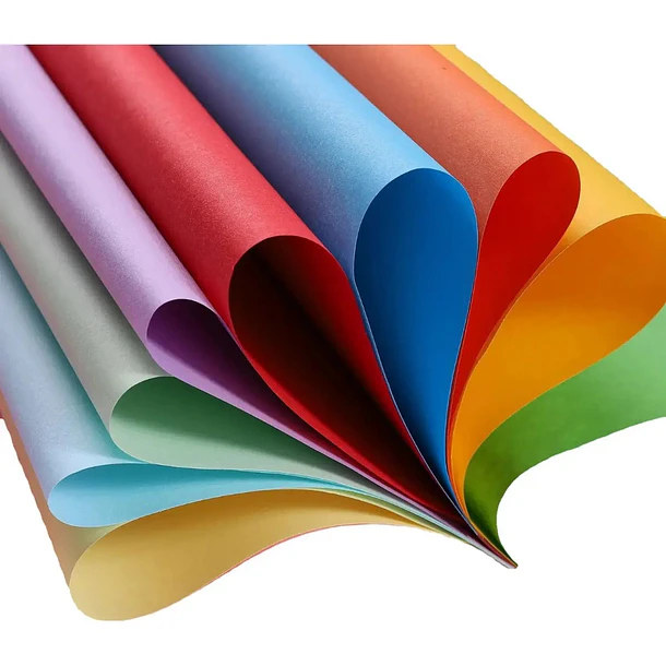 200 Hojas Papel De Color Dos Tamaños A4 Y 20x20 Apto Origami Varios Hoja Color 3