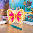 Kit De Pintura Sobre Madera Mont Marte Mariposa 14 Piezas 6