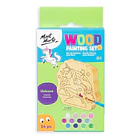 Kit De Pintura Sobre Madera Mont Marte Unicornio 14 Piezas 1