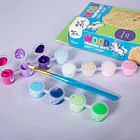 Kit De Pintura Sobre Madera Mont Marte Unicornio 14 Piezas 7