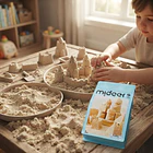 Arena Mágica Mideer 1 Kg - Juego Sensorial Para Niños 7