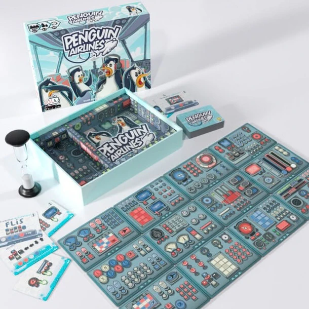 Penguin Airlines - Juego de Mesa Party Game en Tiempo Real