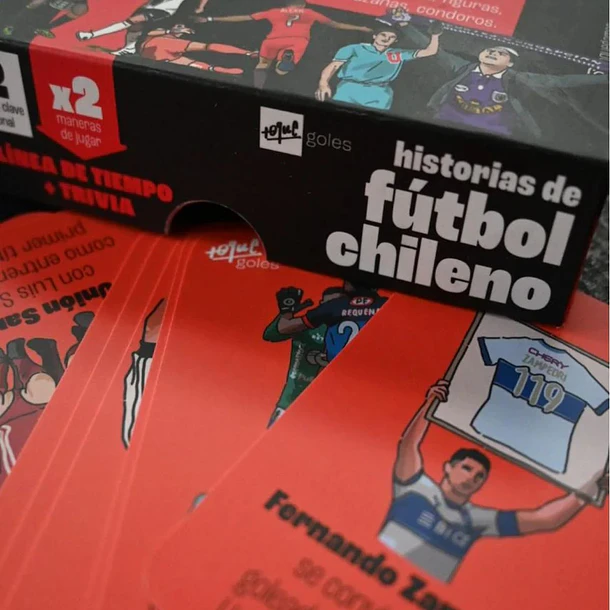 Juego de Mesa Historias de Fútbol Chileno – Ordena la Historia de la Roja | +10 Años 2