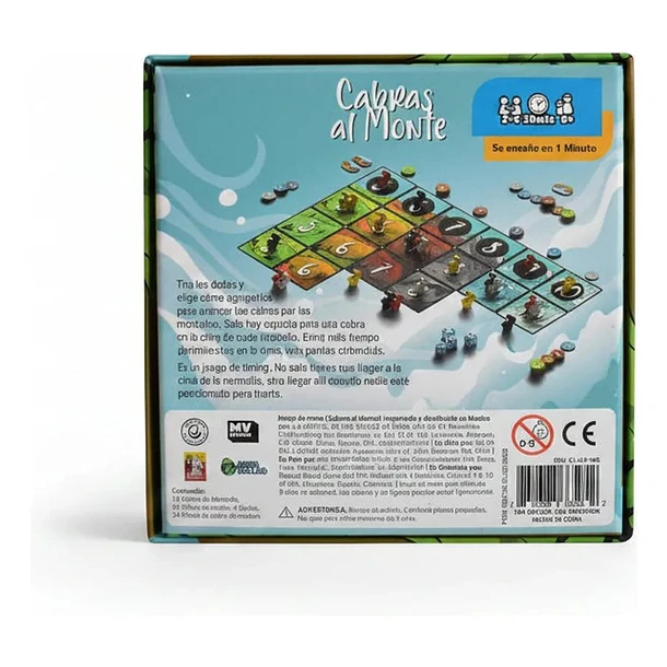 Cabras Al Monte Juego De Mesa De Dados Familiar 2 A 4 +8 4