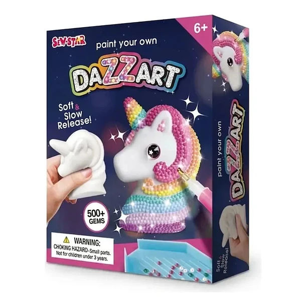 Squishy Unicornio Para Pintar Con Diamantes Sew Star +6 Años 1