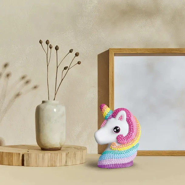 Squishy Unicornio Para Pintar Con Diamantes Sew Star +6 Años 4
