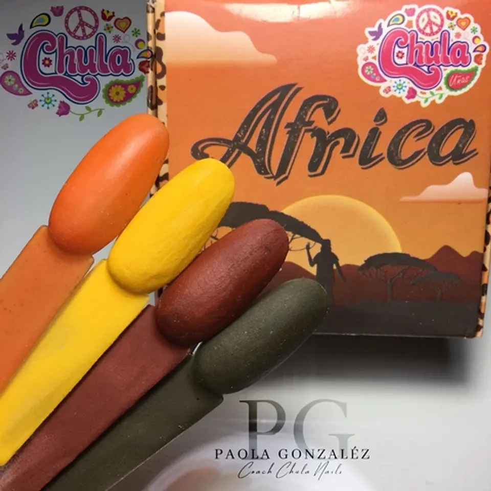 Colección de Acrílicos 4 colores  AFRICA 1