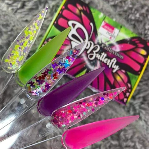 Colección de Acrílicos 6 colores  Butterfly