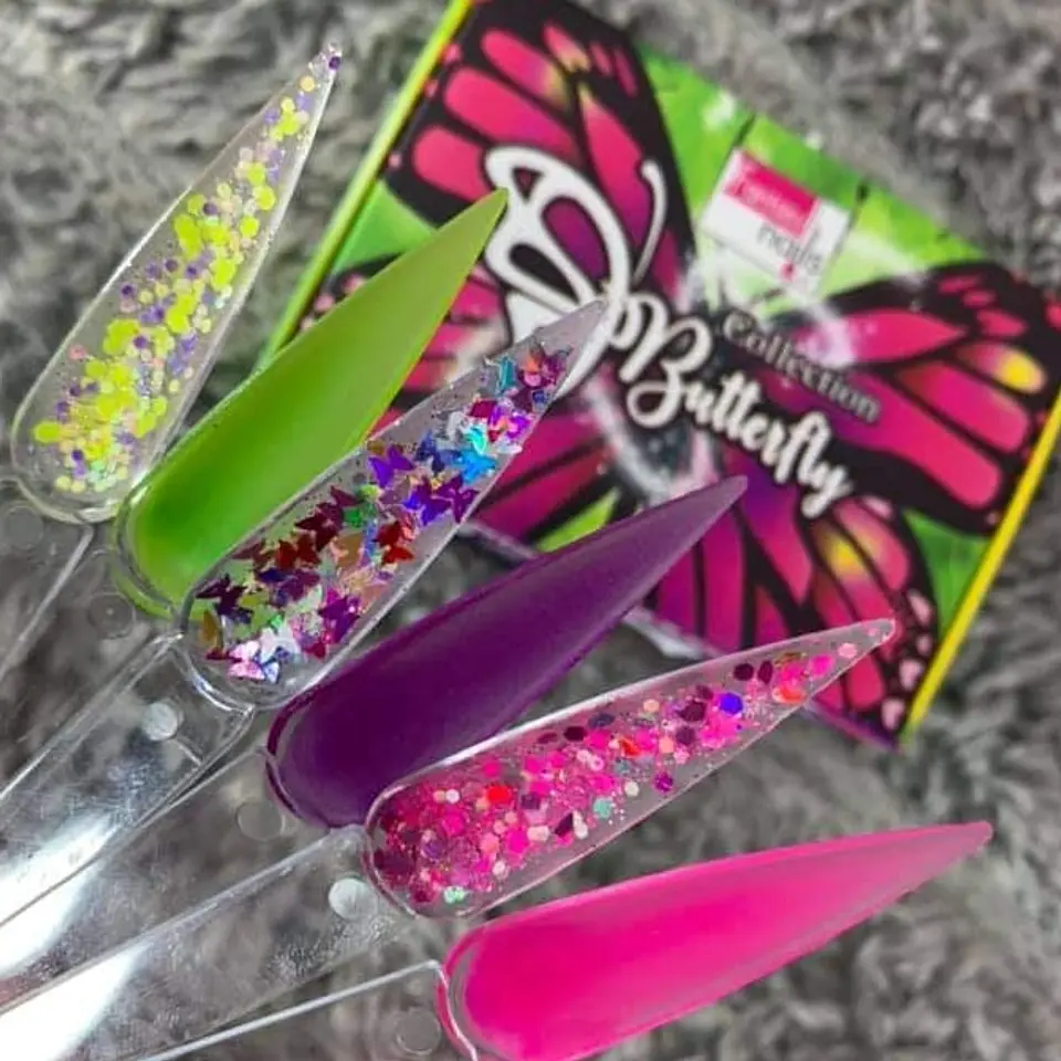 Colección de Acrílicos 6 colores  Butterfly 1
