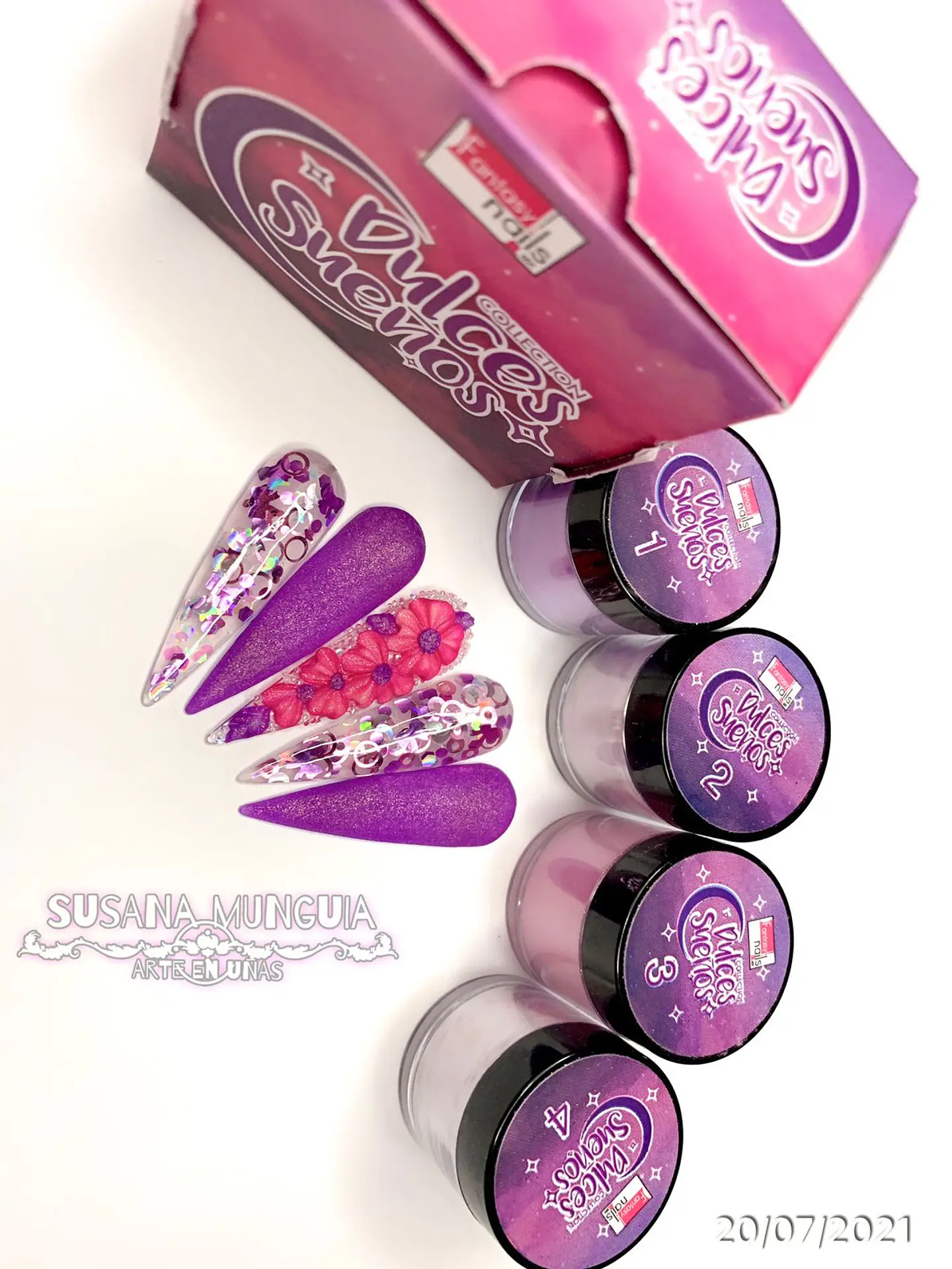 Colección de Acrílicos 4 colores  Dulces Sueños 1