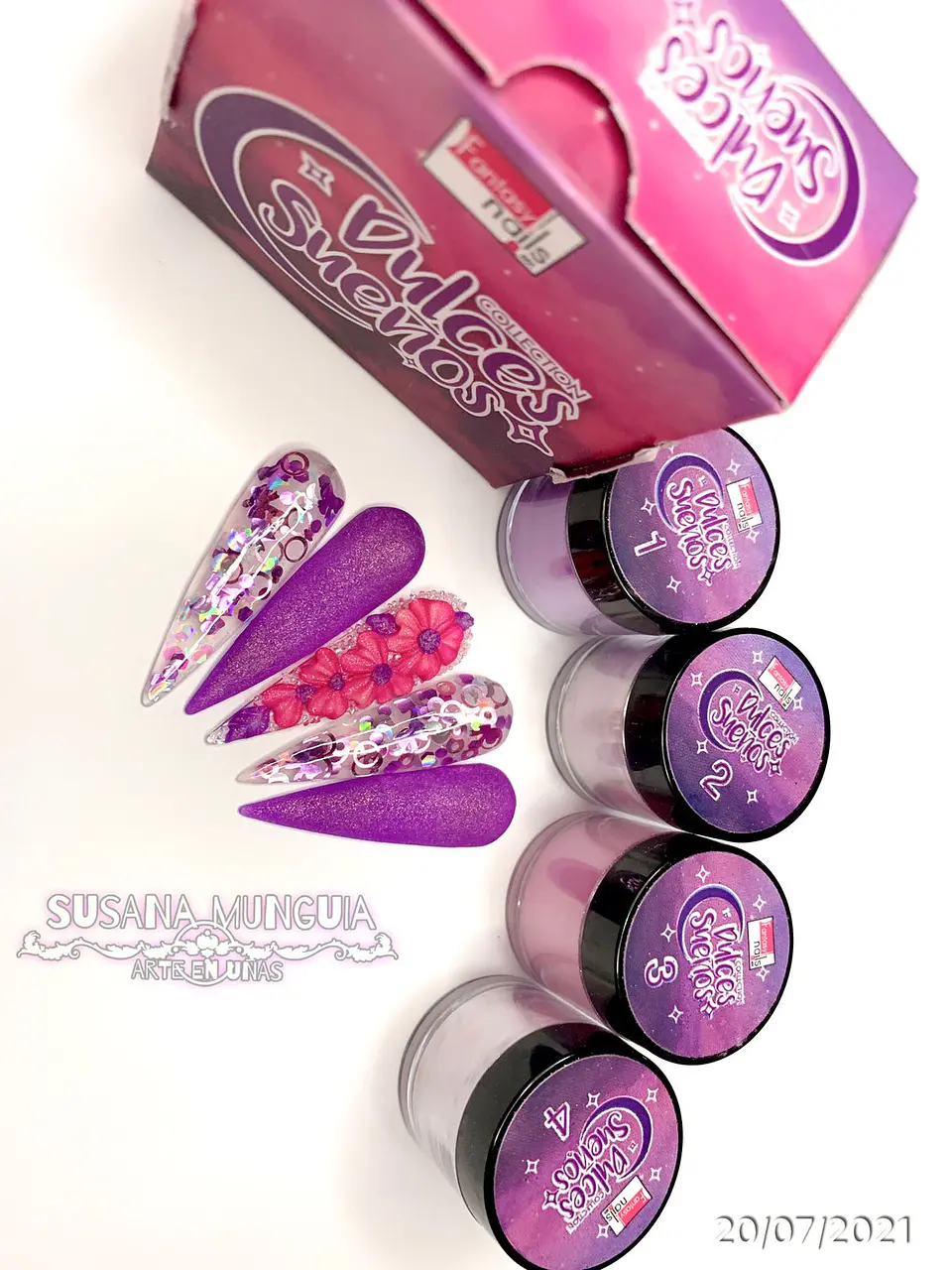 Colección de Acrílicos 4 colores  Dulces Sueños 1