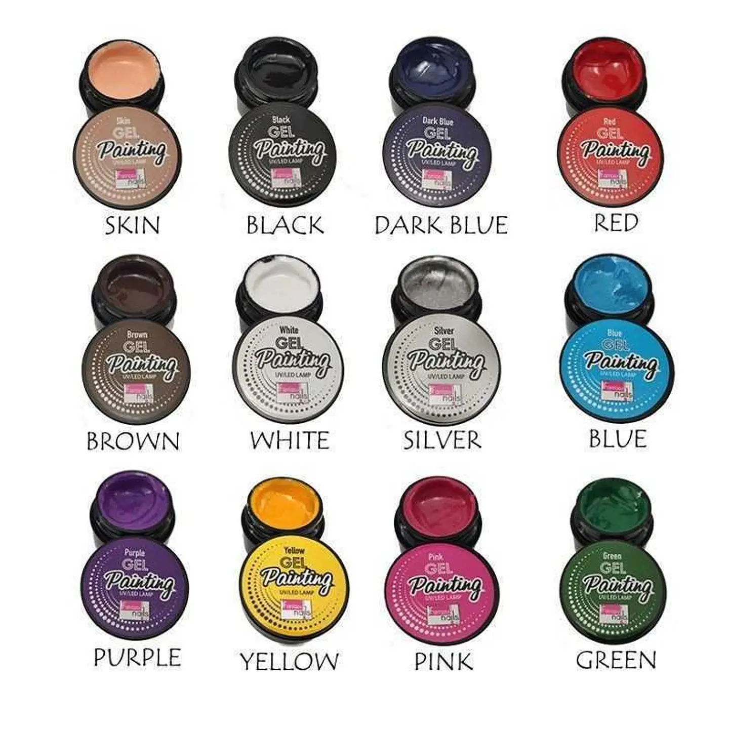 Gel Paint fantasy nails 1
