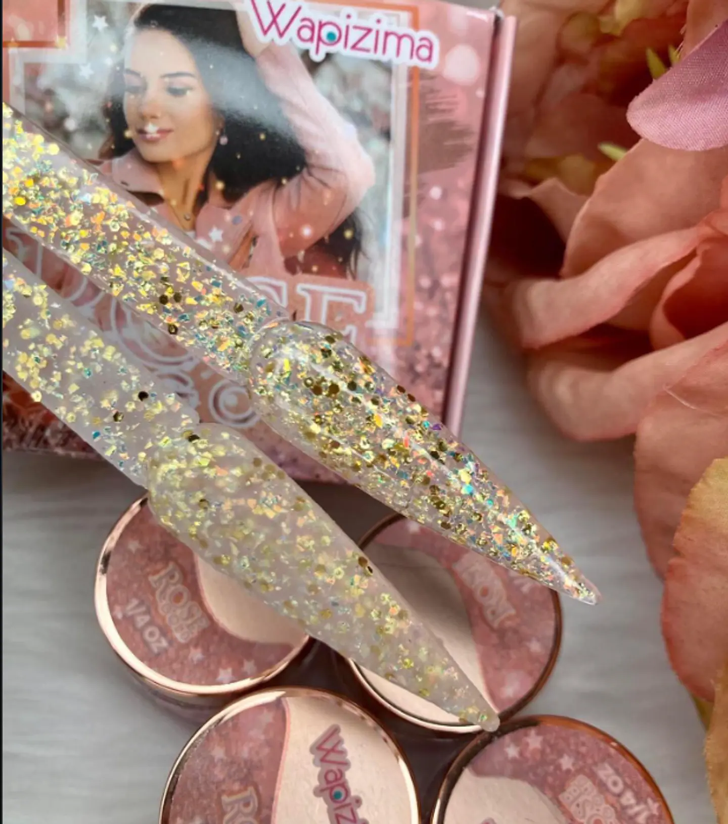 Glitter 2 Rose Gold Vip 28 grs 1