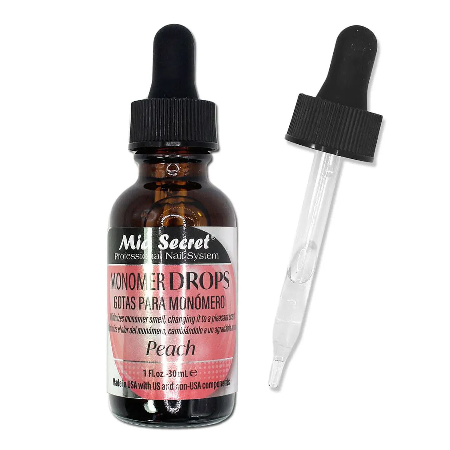 MIA SECRET Gotas Para Monómero Aroma  Peach 30 ml 1