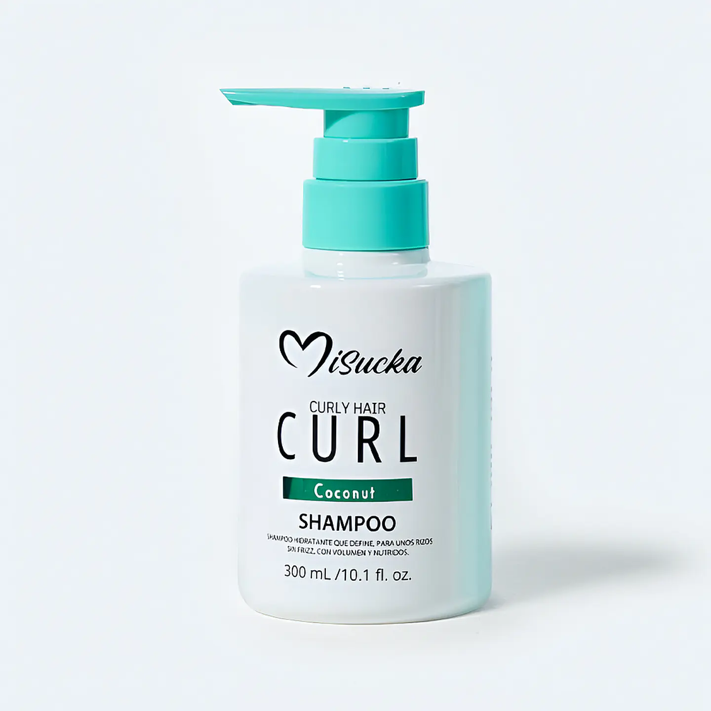 MISUCKA  Shampoo Curly Coconut Para Cabello Rizado  300 ml 1