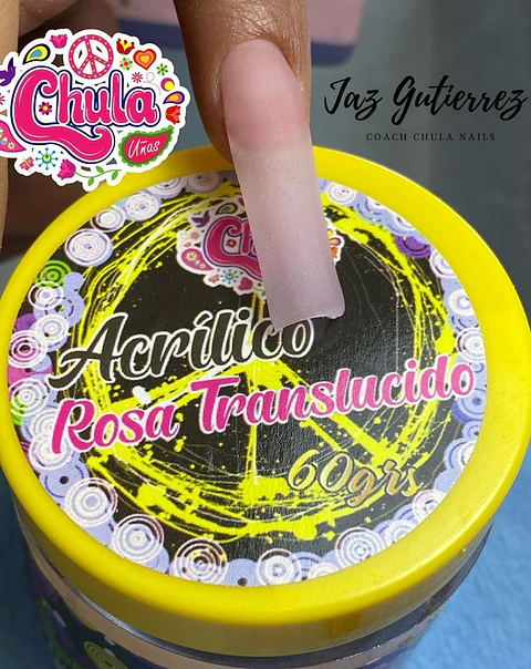 Acrilico Rosa Translucida 30GR