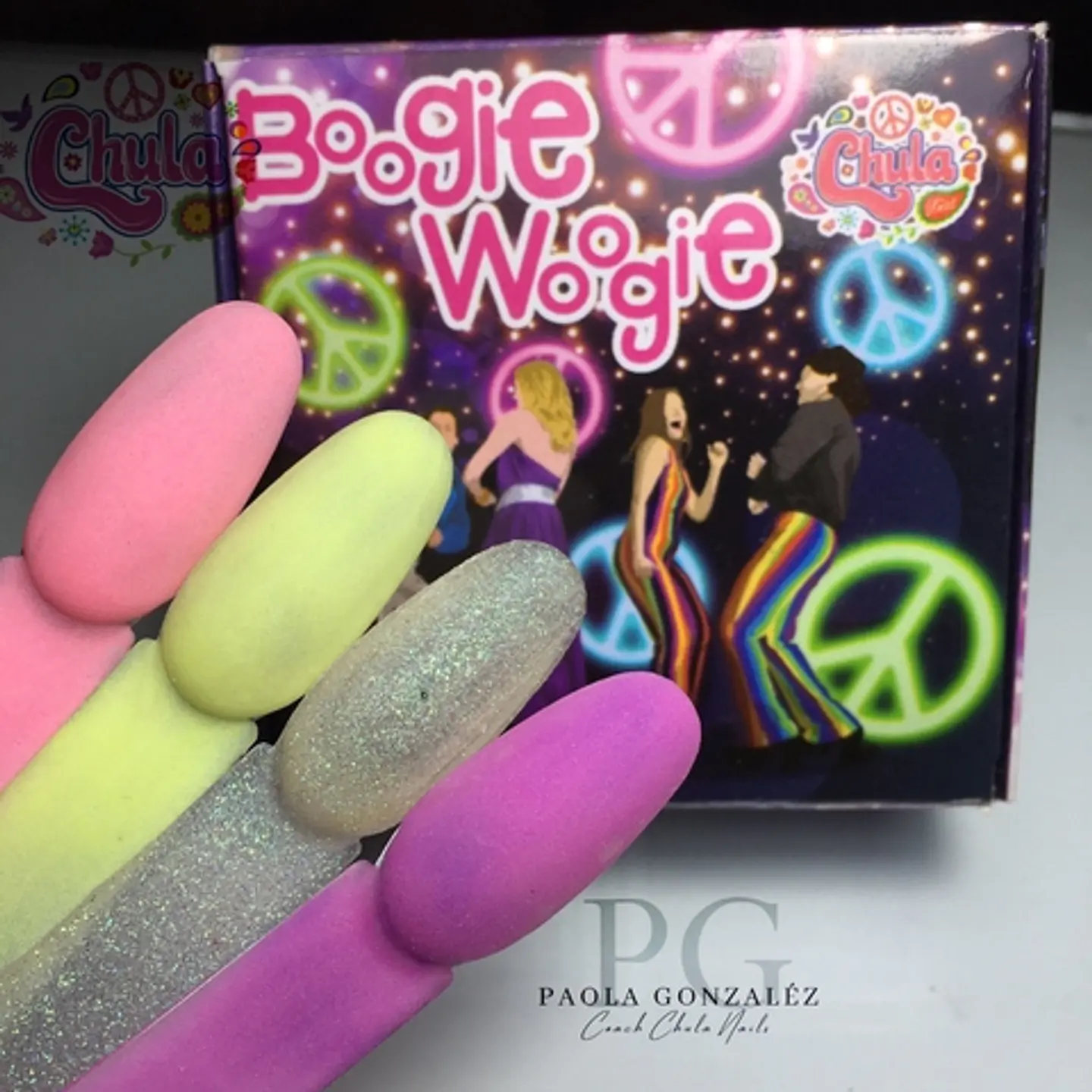 Colección de Acrílicos 4 colores  Woogie 1