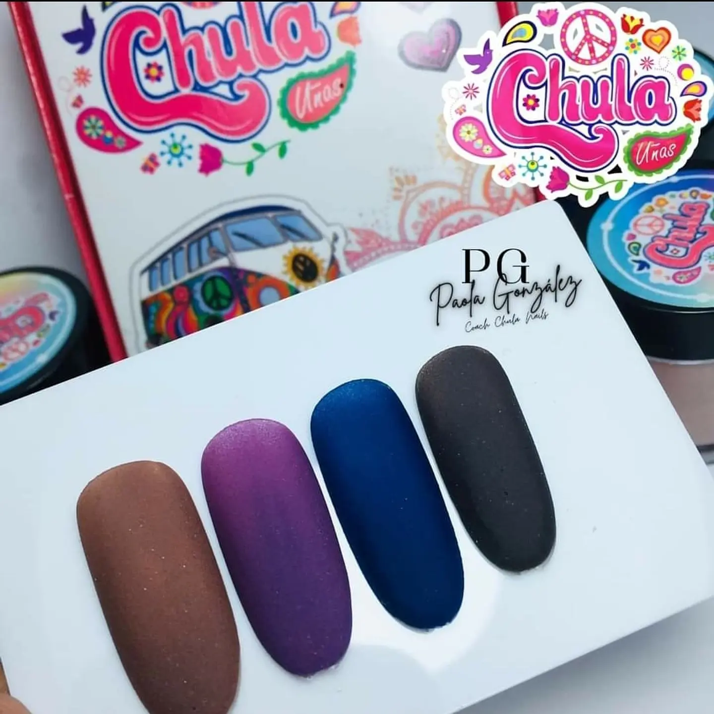 Colección de Acrílicos 4 colores  Chula 1