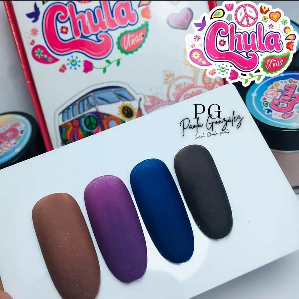 Colección de Acrílicos 4 colores  Chula 1