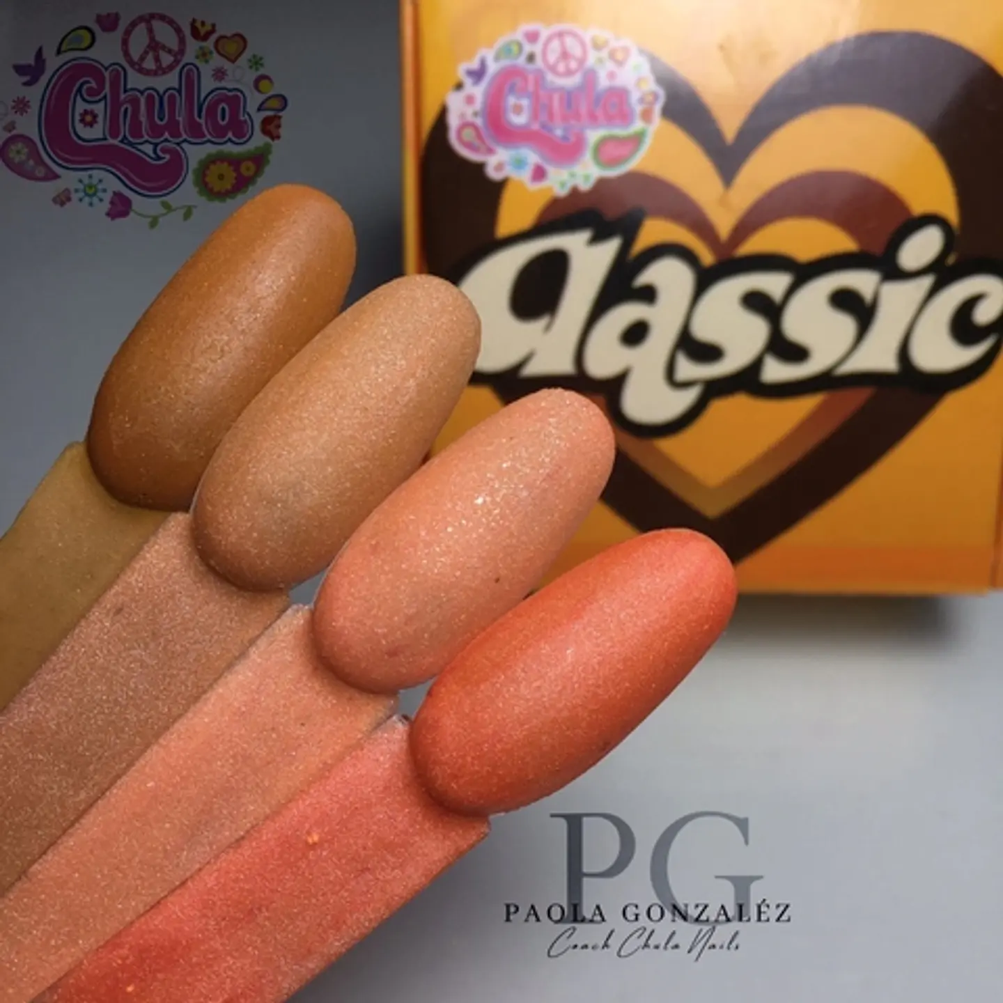 Colección de Acrílicos 4 colores Classic 1