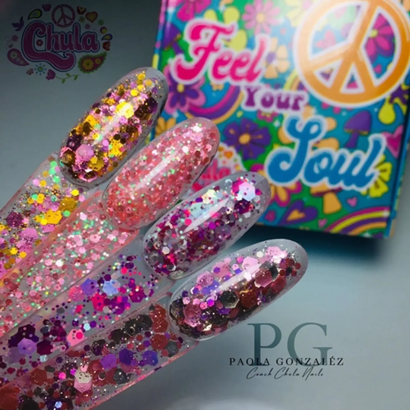 Colección de Acrílicos 4 colores Feel Your Soul 1