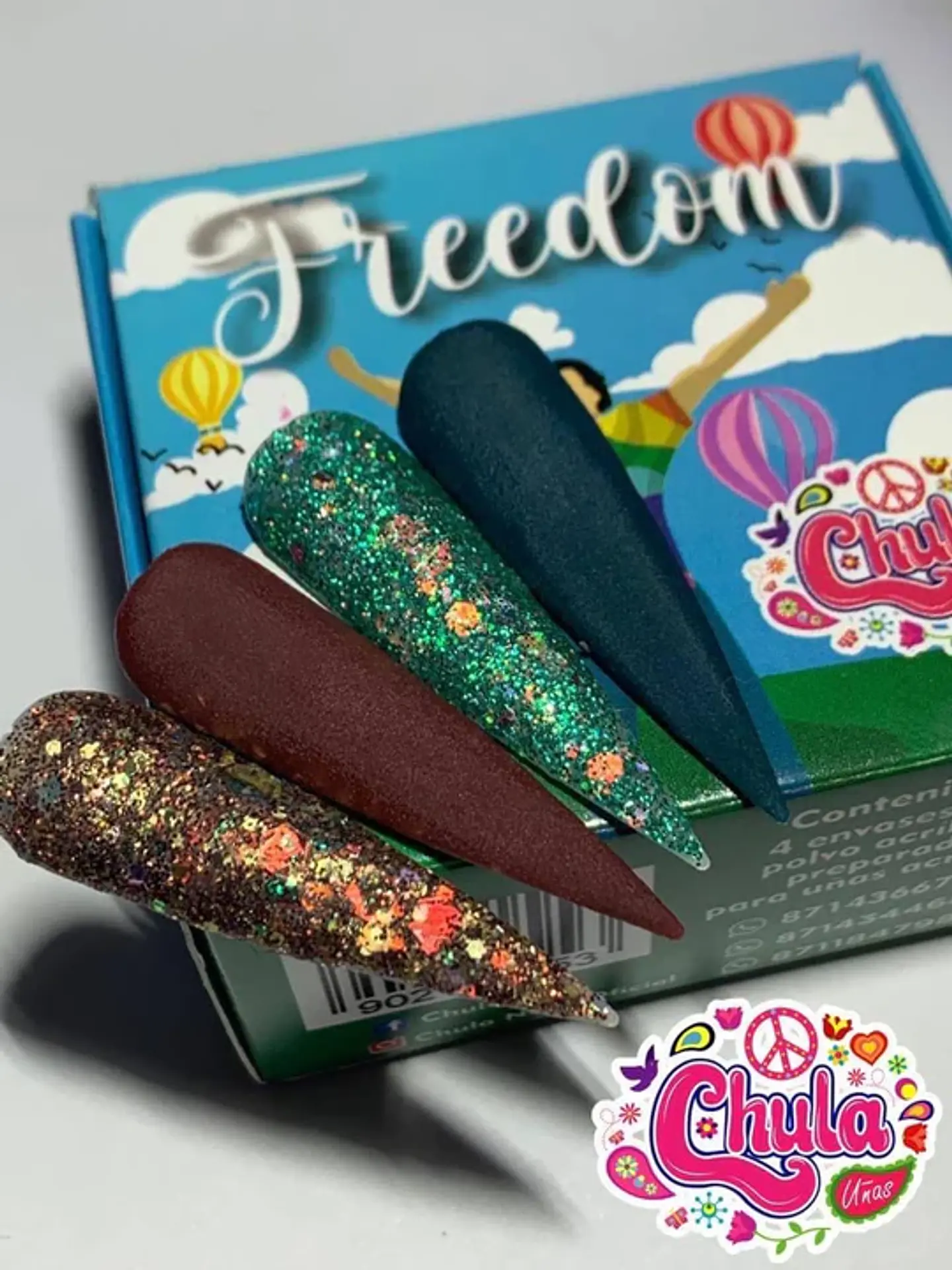 Colección de Acrílicos 4 colores  Freedom 1