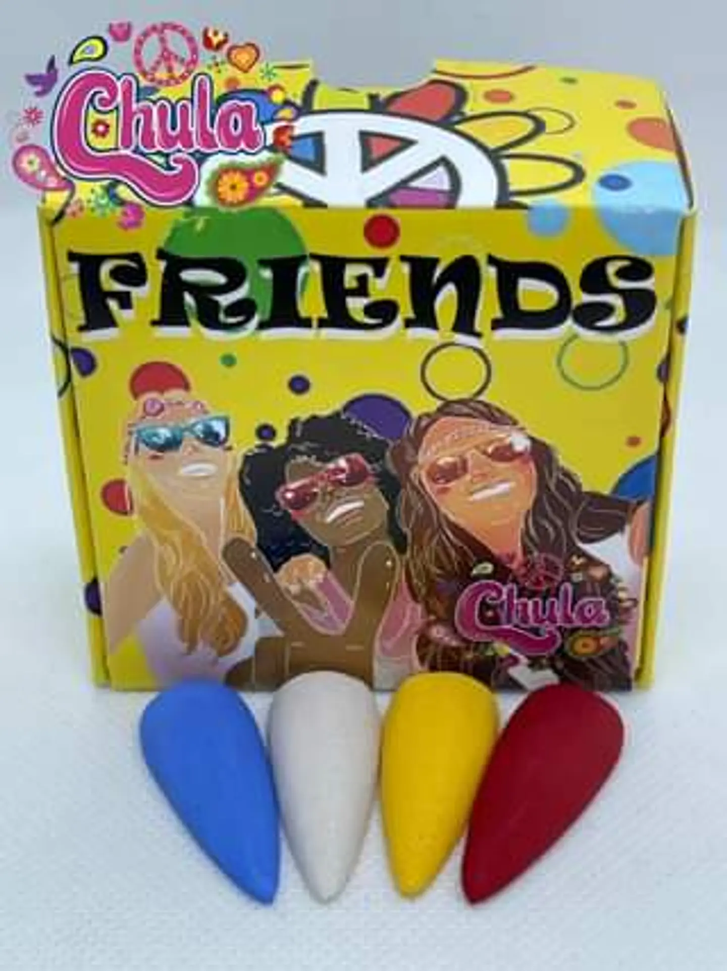 Colección de Acrílicos 4 colores Friends 1