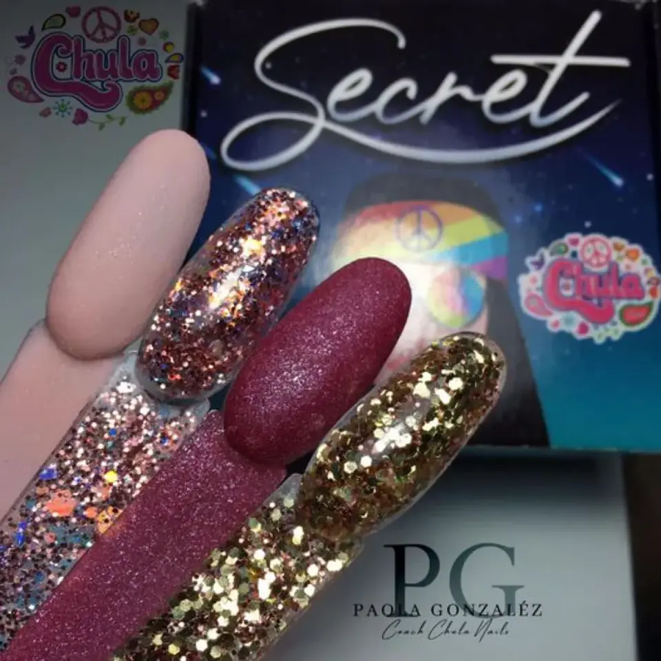 Colección de Acrílicos 4 colores Secret 1