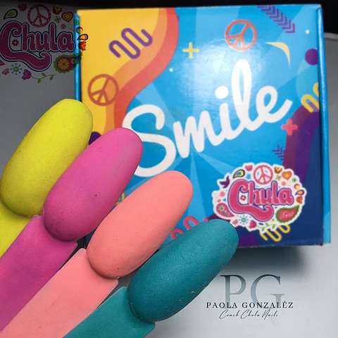 Colección de Acrílicos 4 colores  Smile