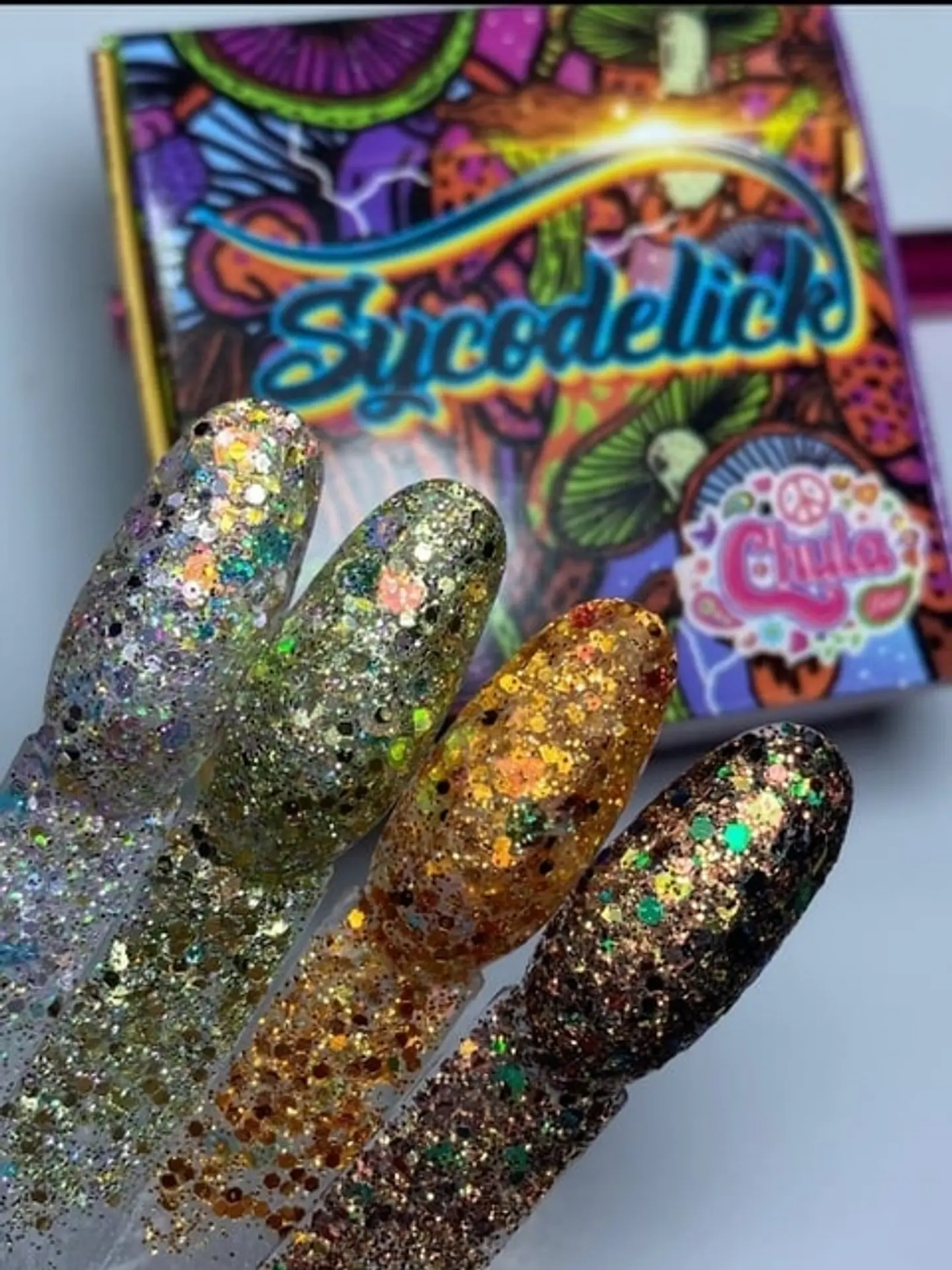 Colección de Acrílicos 4 colores Sycodelick 1