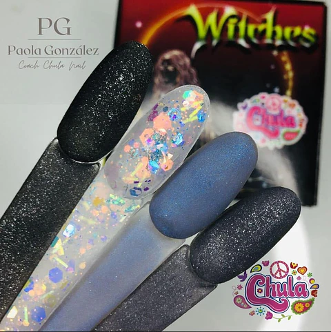 Colección de Acrílicos 4 colores Witches
