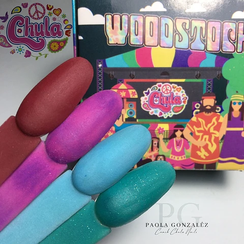 Colección de Acrílicos 4 colores Woodstock