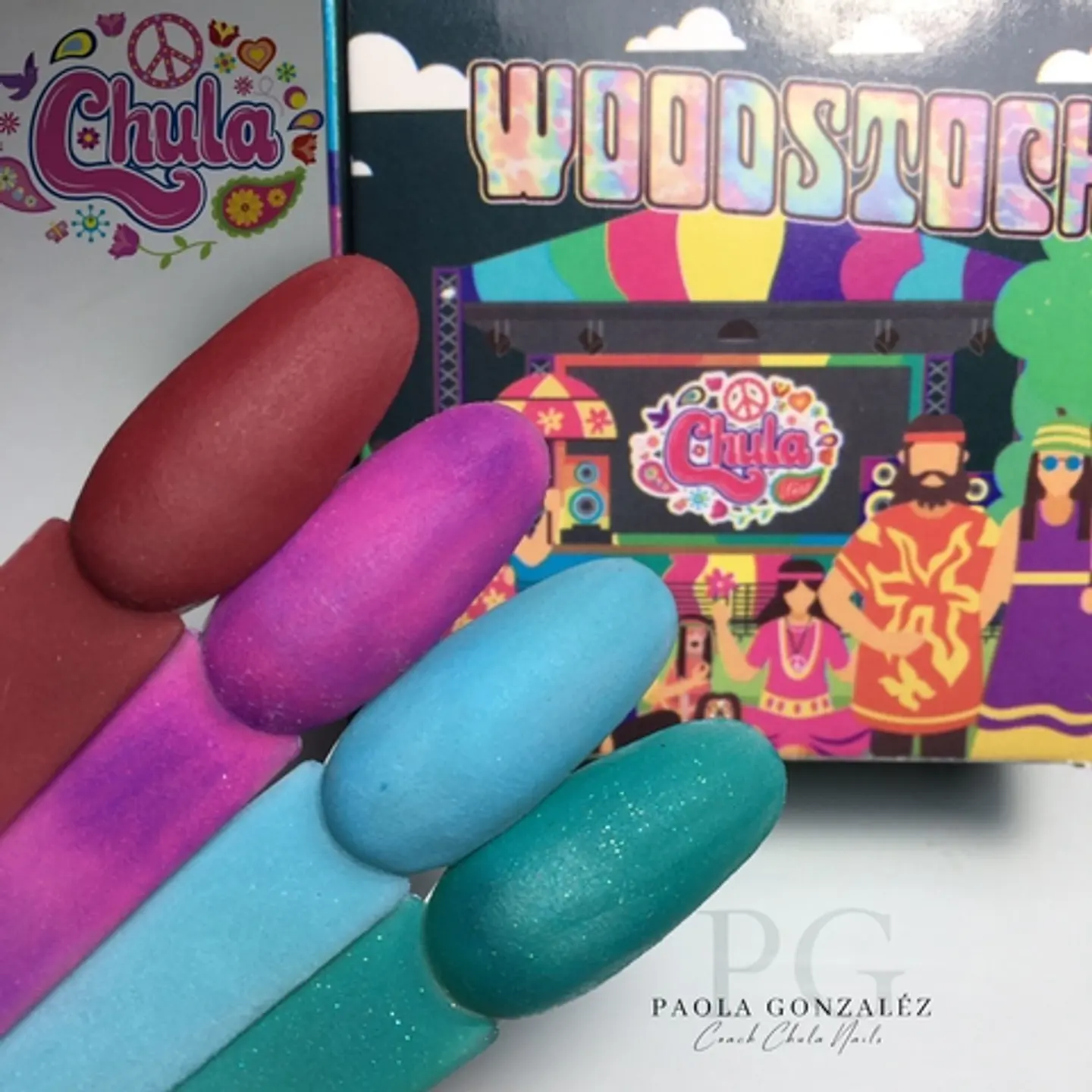 Colección de Acrílicos 4 colores Woodstock 1