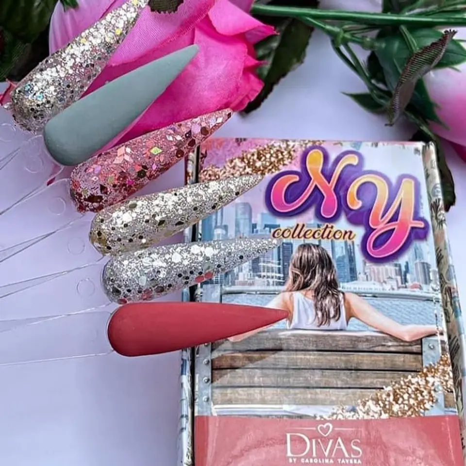 Colección de Acrílicos 6 colores Ny Divas 1
