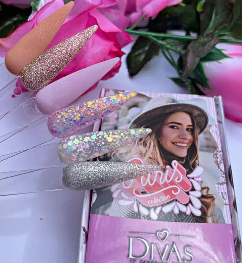 Colección de Acrílicos 6 colores Paris De Divas