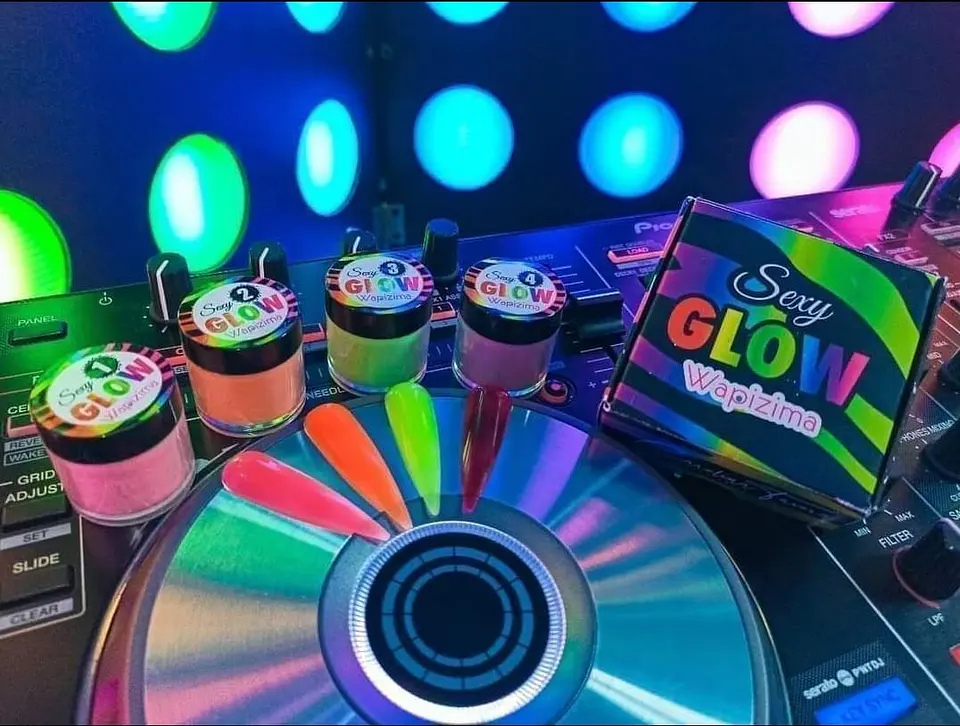 Colección de Acrílicos 4 colores  Sexy Glow 1