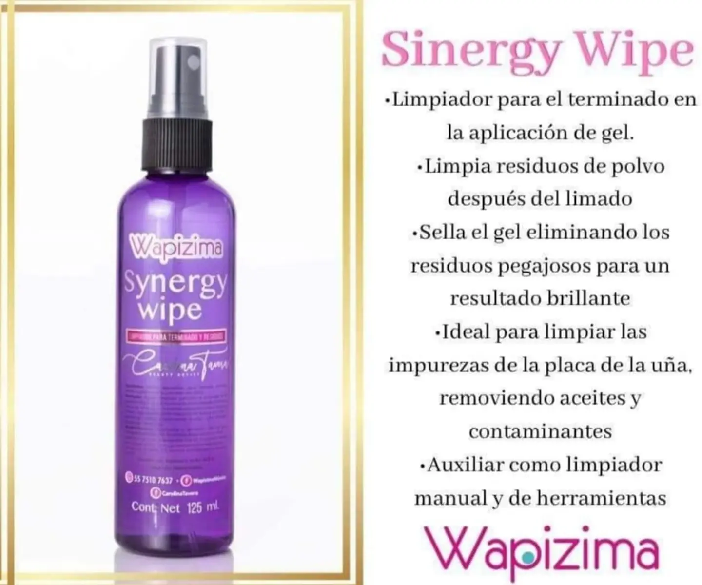 Sinergy Wipes 125 ml 1