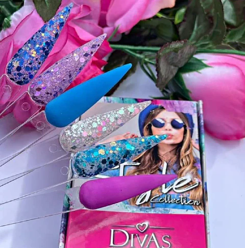 Colección de Acrílicos 6 colores Style Divas