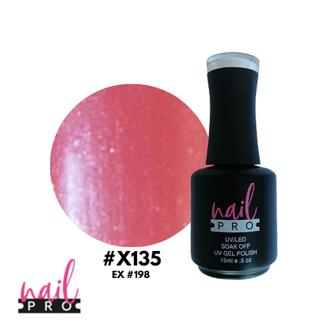 X135 SALMON CON MICROGLITER PERLADO