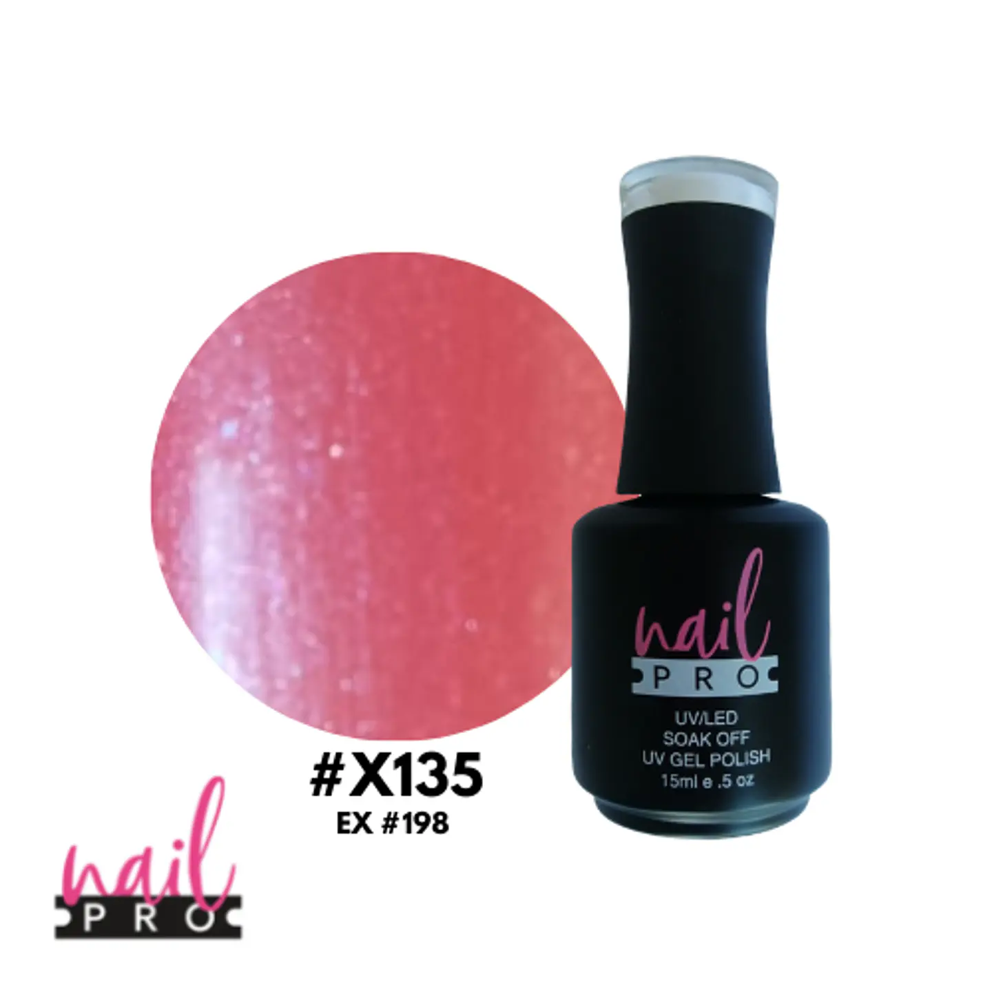 X135 SALMON CON MICROGLITER PERLADO 1