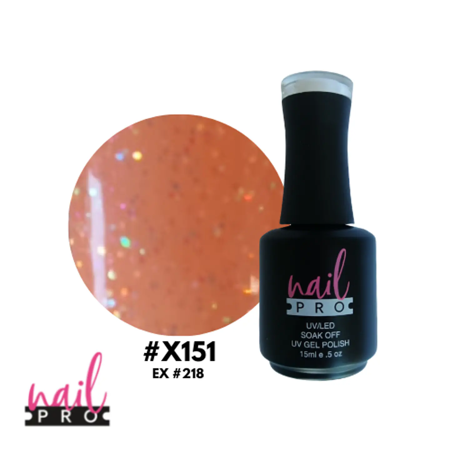 X151 NARANJO GLITTER MULTICOLOR 1