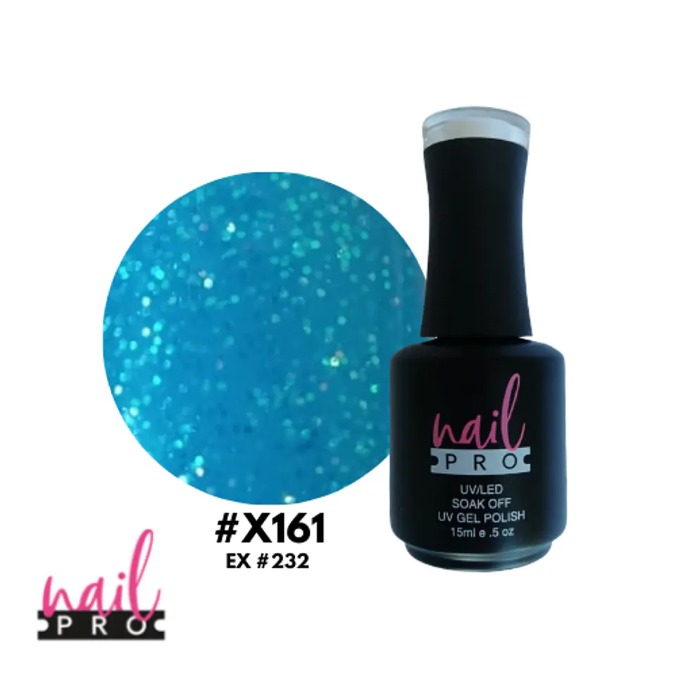X161 CALIPSO GLITTER TURQUESA 1