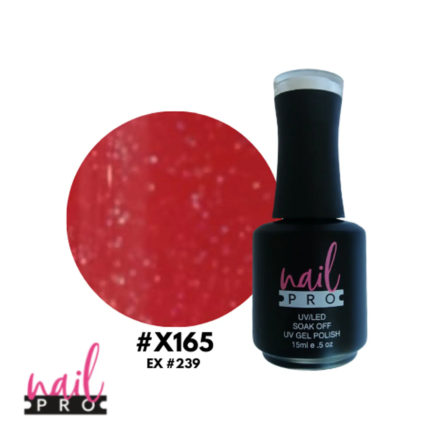 X165 ROJO GLITTER 1