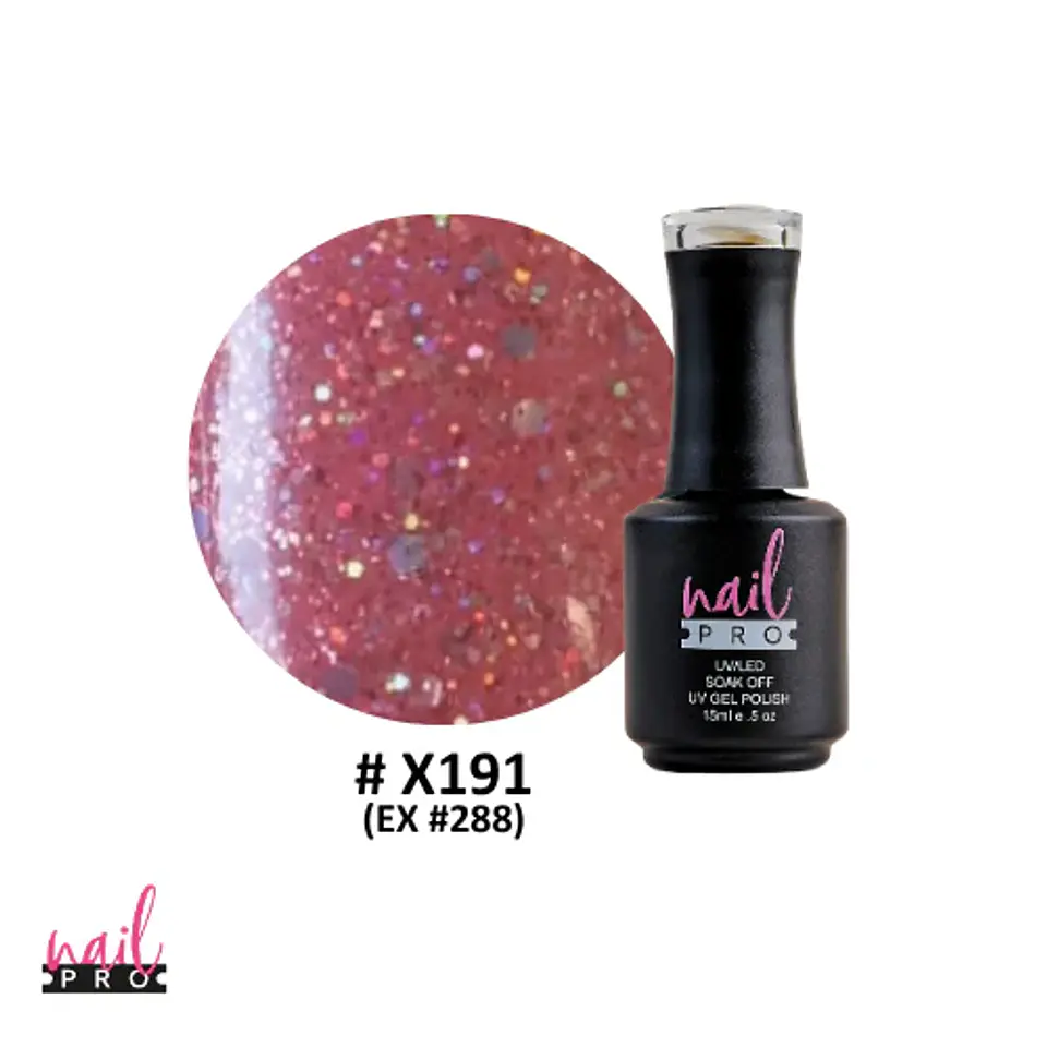 X191 ROSADO GLITTER HOLO 1