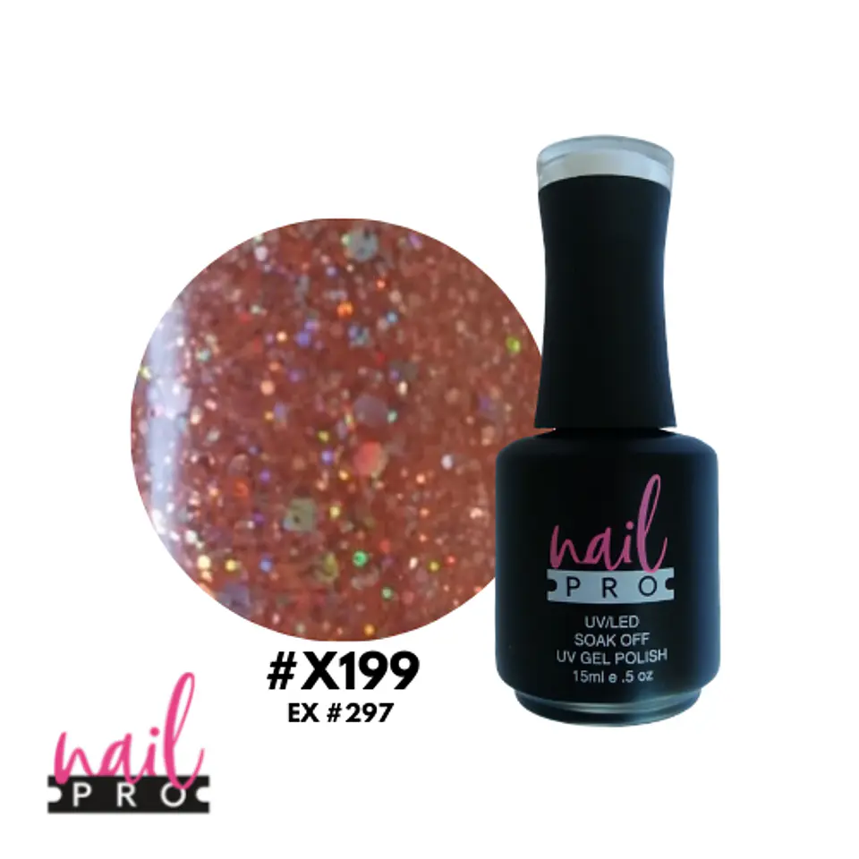 X199 ROSADO CON GLITTER HOLO 1