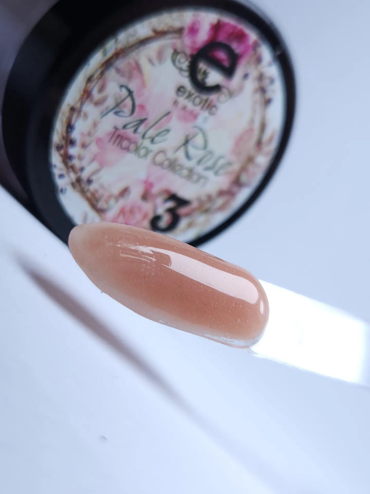EXOTIC NAILS Cover Pale Rose 3 1