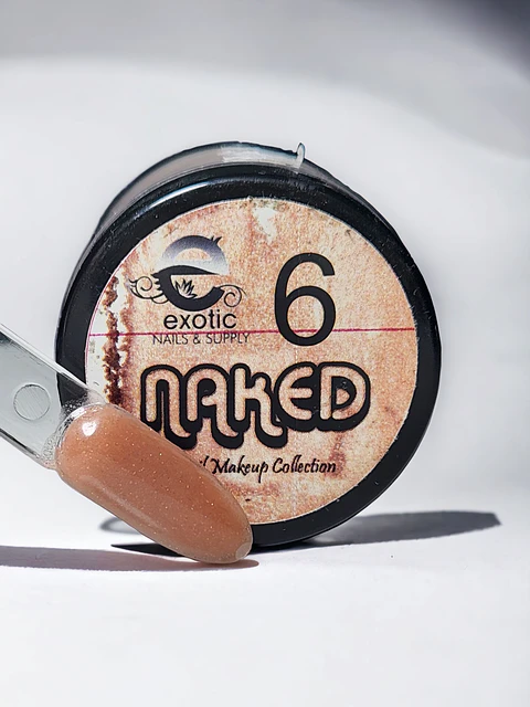 EXOTIC NAILS COVER  NAKED  6