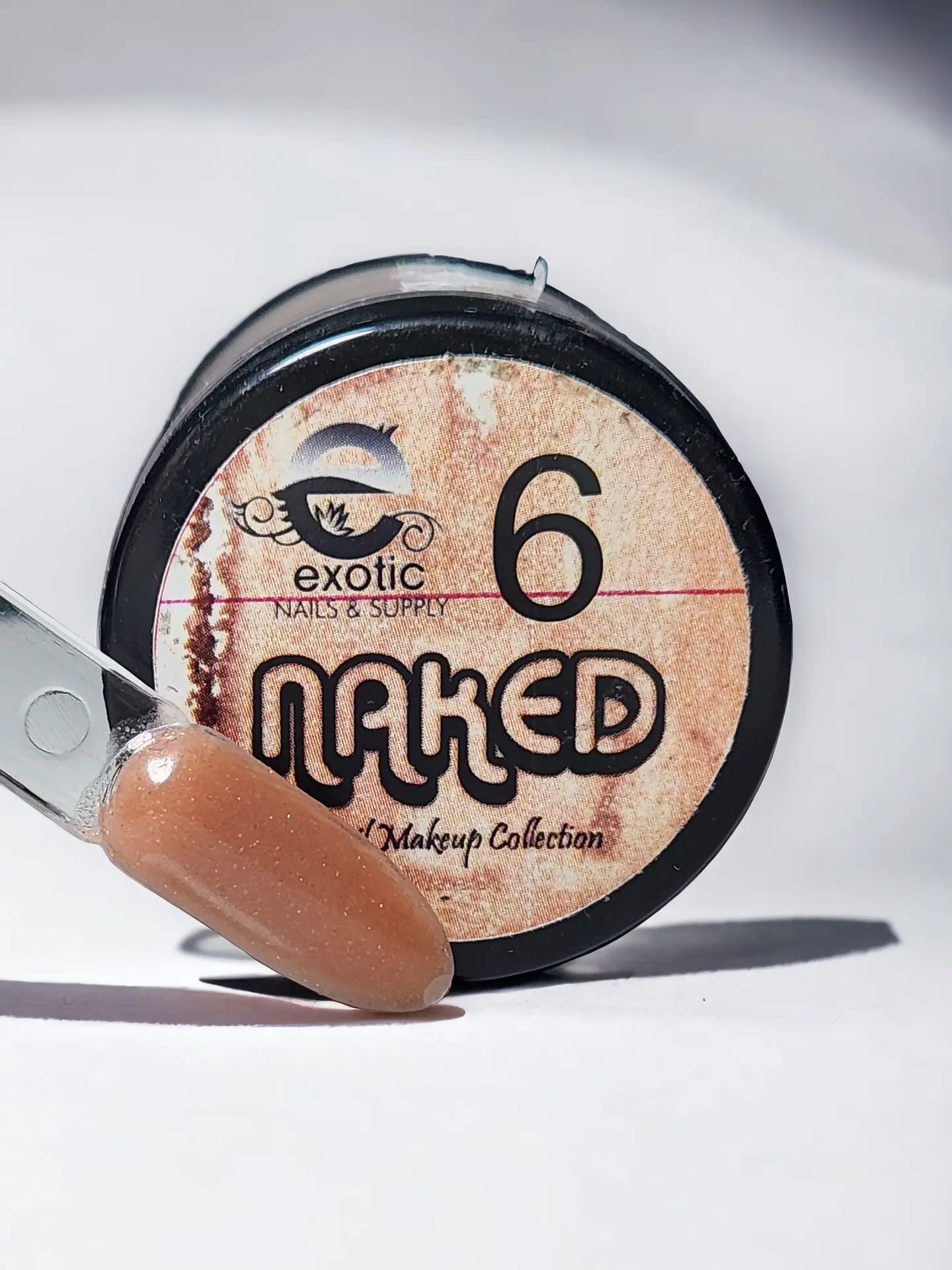 EXOTIC NAILS COVER  NAKED  6 1