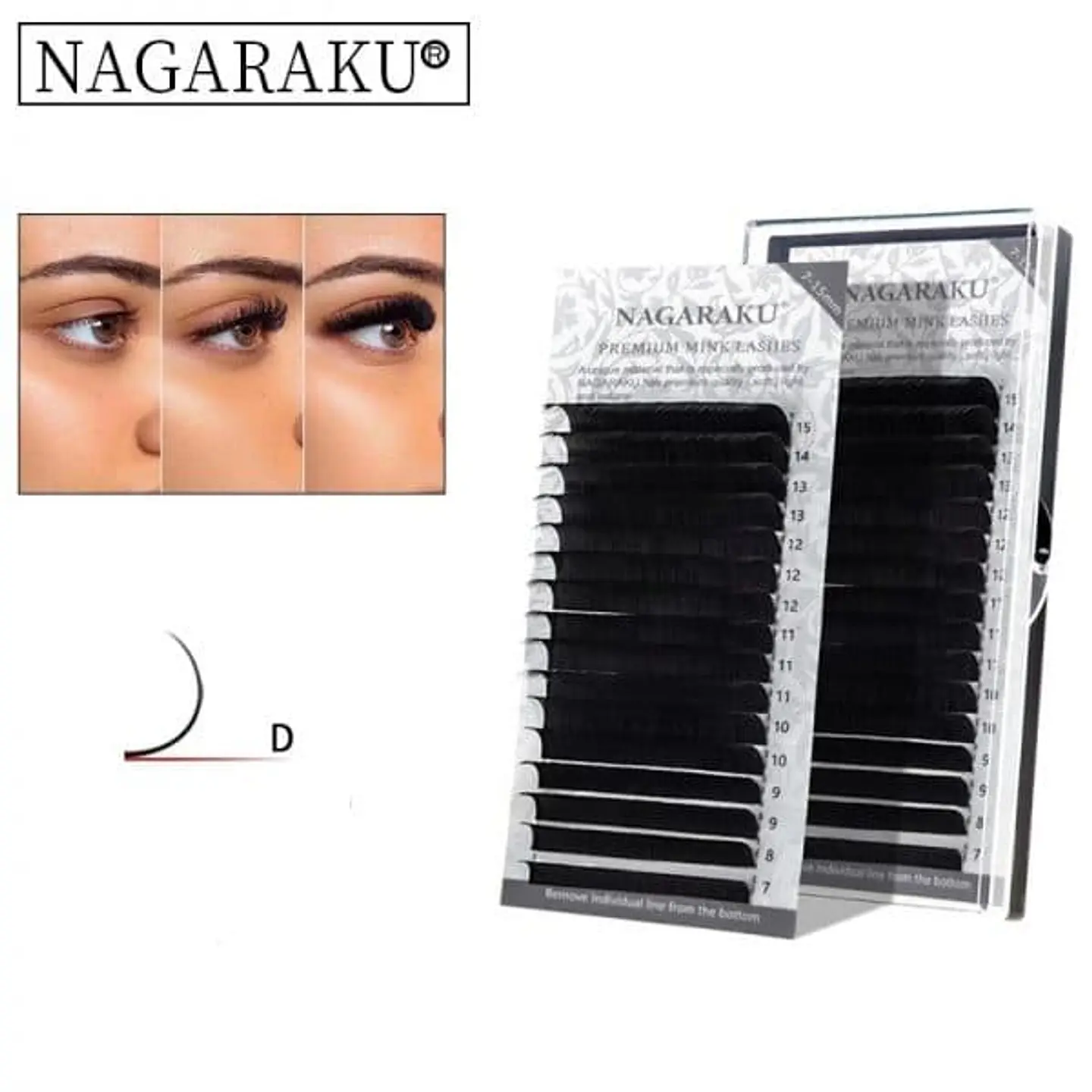 Nagaraku Pestaña 0.15 D 1
