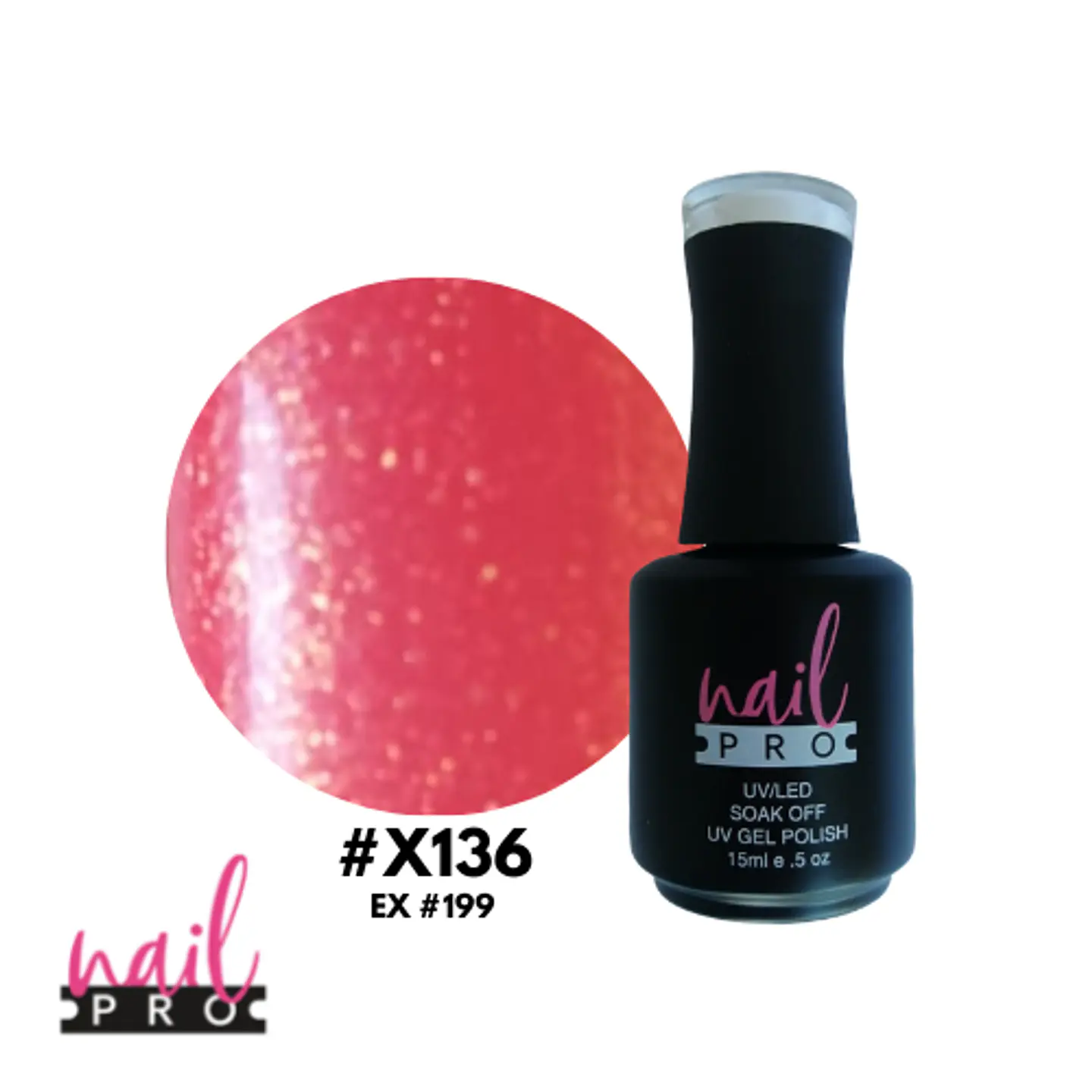 X136 ROSA CORAL CON MICROGLITER 1